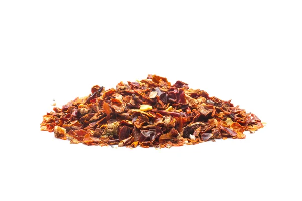 Torkad röd paprika flingor — Stockfoto