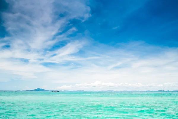 Blue sunny sea — Stock Photo, Image