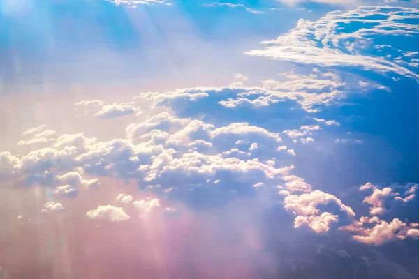 Zonsopgang boven wolken — Stockfoto
