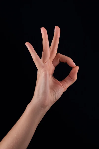 Vrouw hand — Stockfoto