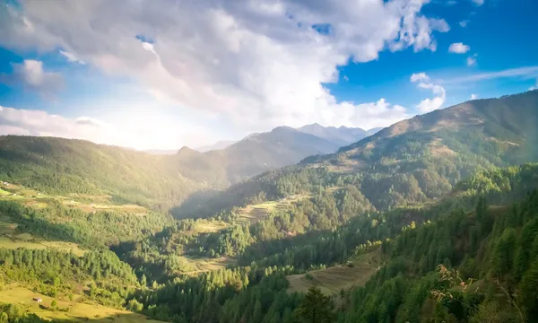 Valle della montagna — Foto Stock