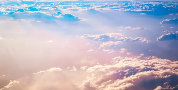 Sonnenaufgang über Wolken — Stockfoto