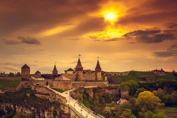 Kamianets-Podilskyi castle — Stock Fotó