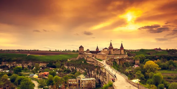 Kamianets-podilskyi kalesi — Stok fotoğraf