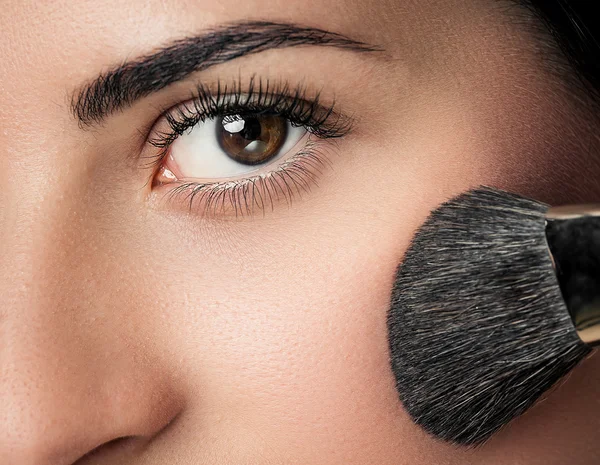 Make-up närbild — Stockfoto