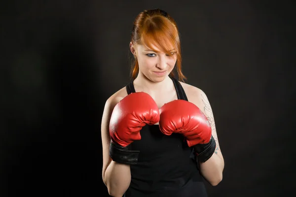 Boxer im Training — Stockfoto