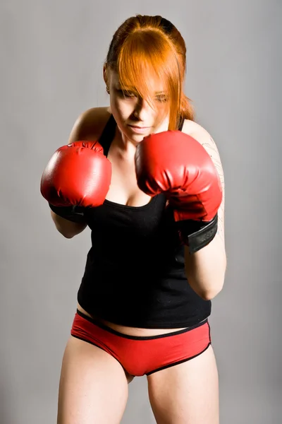 Boxer on training Stock Photo
