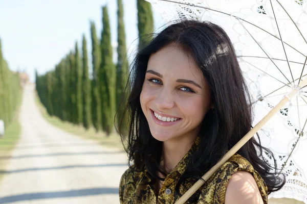 Chica sonriente — Foto de Stock