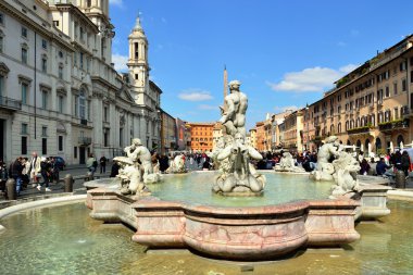 Piazza navona, Roma. İtalya