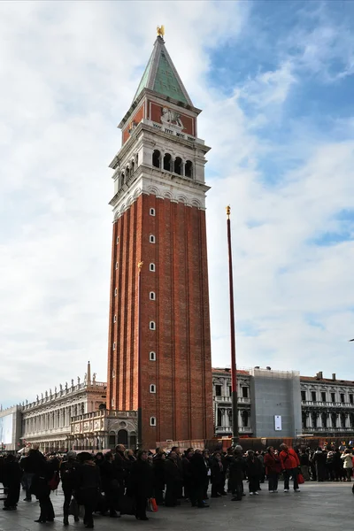 San Marco-plein in Venetië — Stockfoto