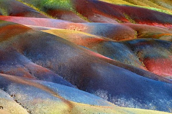 Sette terreni colorati — Foto Stock