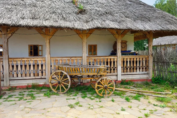 Украинская деревня — стоковое фото