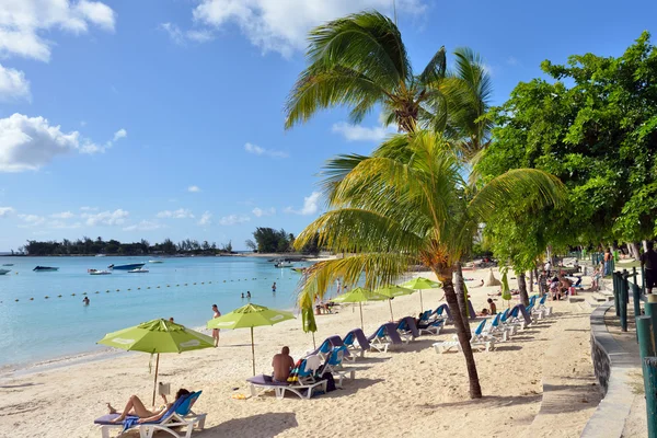 Strand in Péreybère, mauritius — Stockfoto