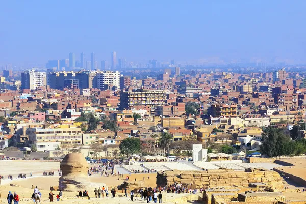 Paesaggio urbano del Cairo — Foto Stock