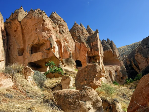 Zelve, Cappadocië, Turkije — Stockfoto