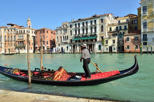 Venedig, gondol — Stockfoto