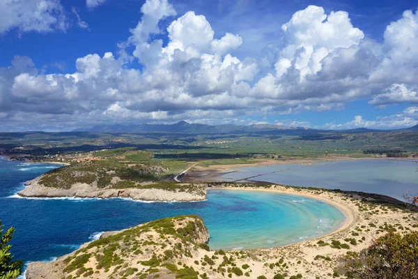 Voidokilia, landschap messinia, Griekenland — Stockfoto