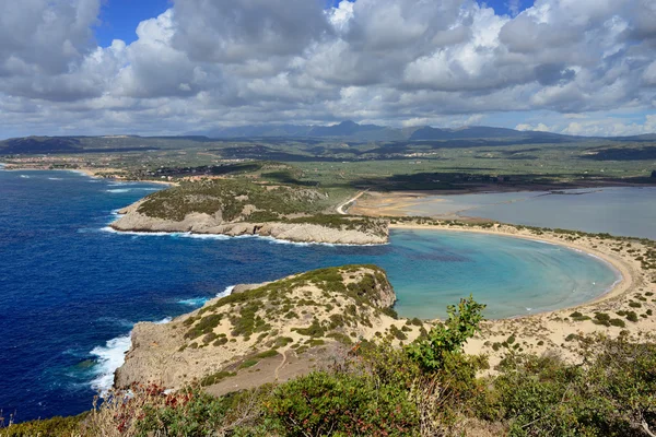 Voidokilia, Paisagem Messenia, Grécia — Fotografia de Stock