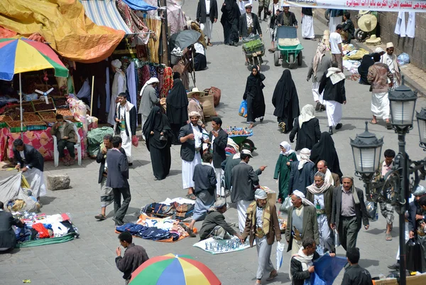 Strada a Sanaa — Foto Stock