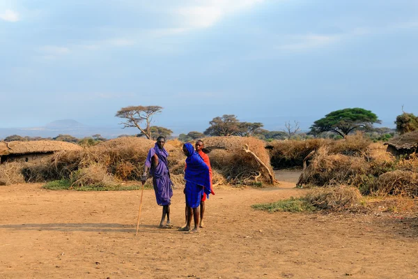 Masai erkekler — Stok fotoğraf