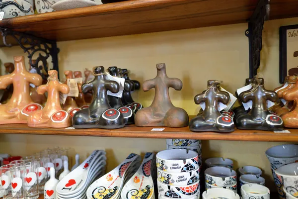 Сувениры из Гран-Канарии — стоковое фото