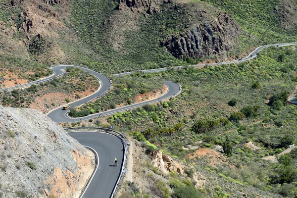 Yılan gibi yol — Stok fotoğraf