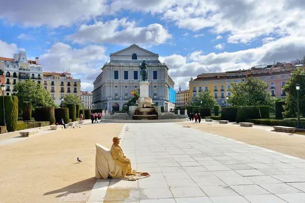 Plaza de oriente, 마드리드 — 스톡 사진