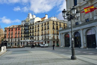 Plaza de Oriente, Madrid  clipart