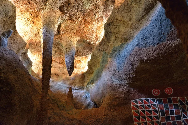 Guanche mağara habitat — Stok fotoğraf