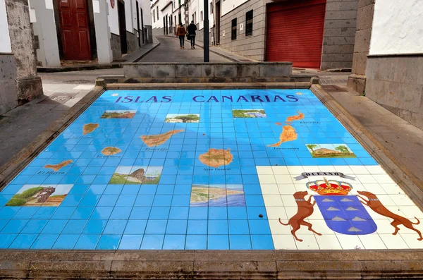 Firgas, Paseo de Canarias — Stockfoto