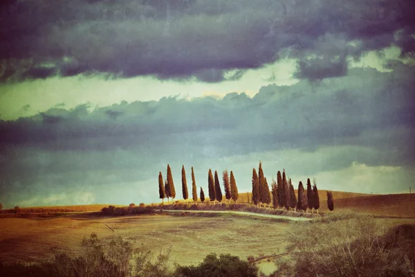Tuscan τοπίο της υπαίθρου — Φωτογραφία Αρχείου
