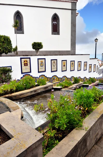 Rua da cachoeira de Firgas — Fotografia de Stock