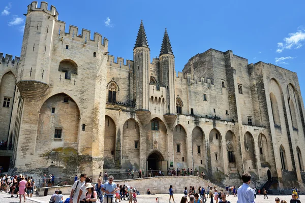 Pápák palotája közelében, avignon — Stock Fotó