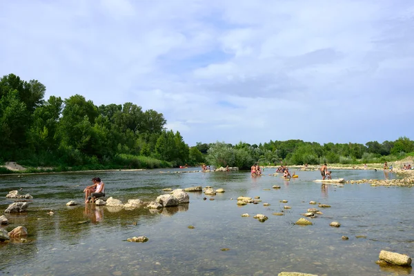 Rzeka Gard — Zdjęcie stockowe
