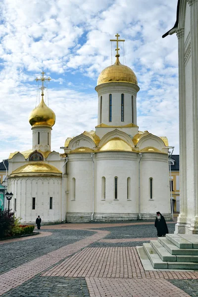 Sergiev Posad 러시아 2021 러시아 세르지오 포사드에 세르지오 라브라 Unesco 스톡 사진