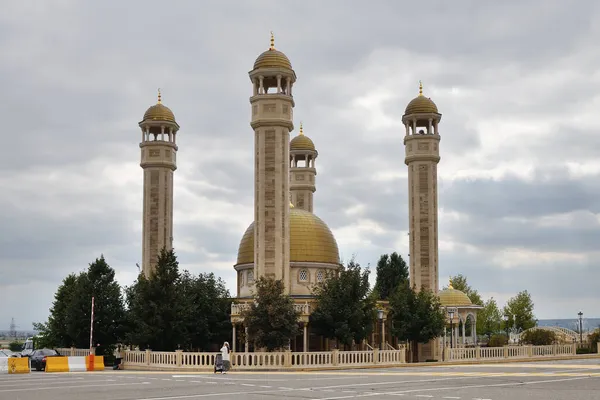 Мечеть Юсуфа Сакказової Аеропорту Грозного Грозному Чечні Кавказі Росії Європі — стокове фото