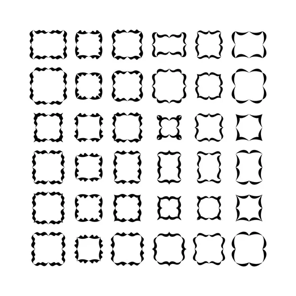 Dekoratif çerçeveler. Set 1.