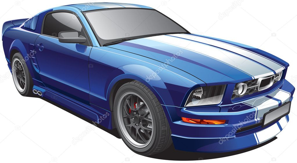 Mustang car Vector Art Stock Images | Depositphotos Mustang car Vector Art Stock Images | Depositphotos