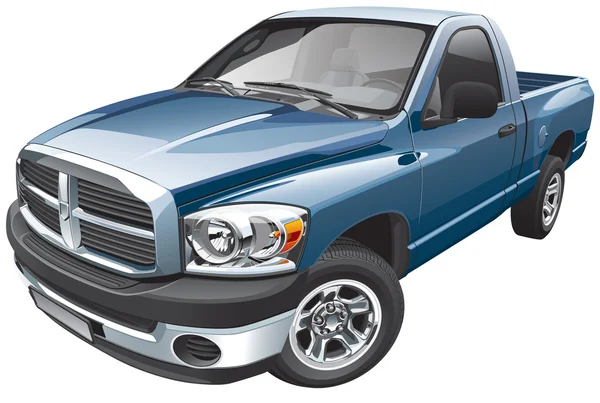 Amerikaanse full-size pickup — Stockvector