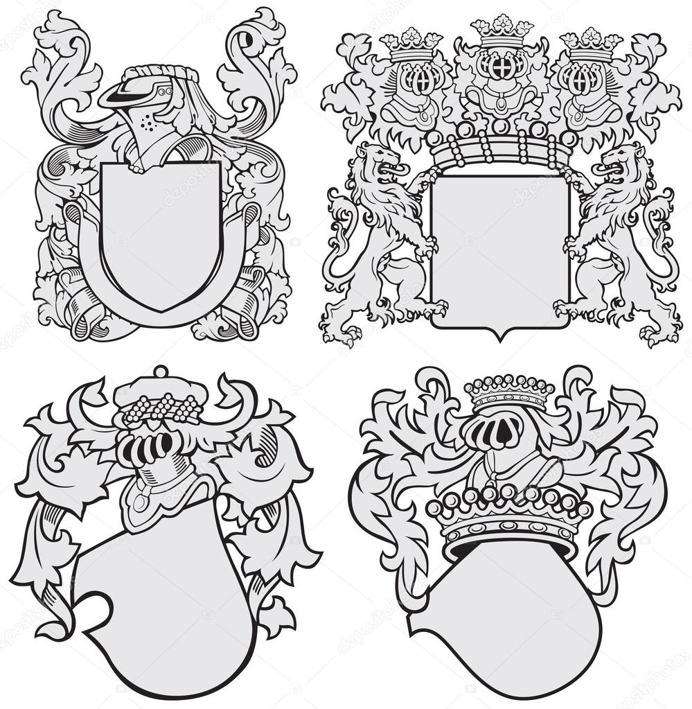 Set of aristocratic emblems No11