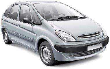 French Compact MPV clipart