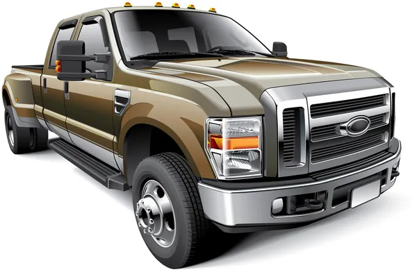 Amerikaanse full-size pickup truck — Stockvector
