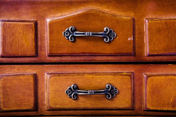 Box with copper handle — Stock Photo, Image