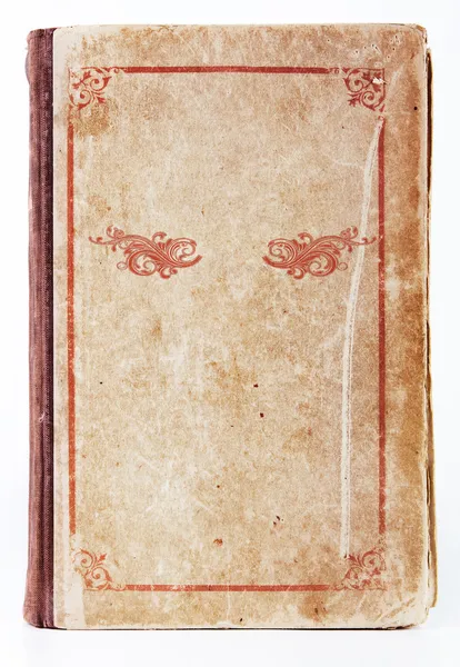 Vecchio libro copertina con ornamento — Foto Stock