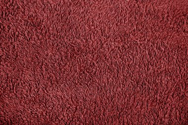 Kırmızı yün malzeme