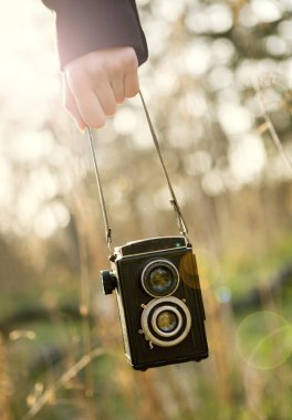 Vintage fotoğraf makinesi