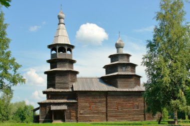 eski ahşap kilise.