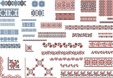 Patterns for Embroidery Stitch clipart