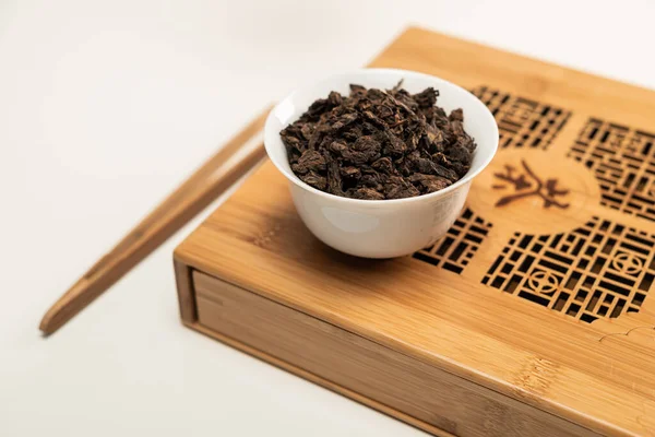 Текстурированный чай на чайном столе в Гайвани — стоковое фото