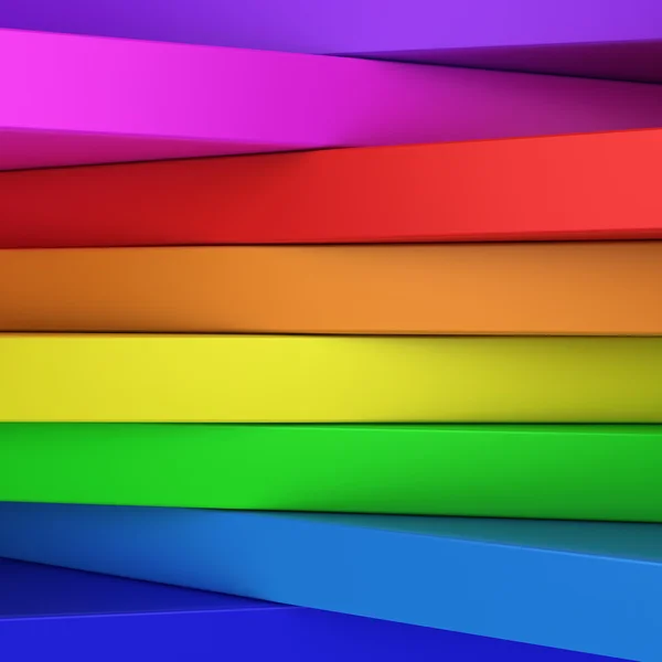 Rainbow panels — Stock Photo, Image